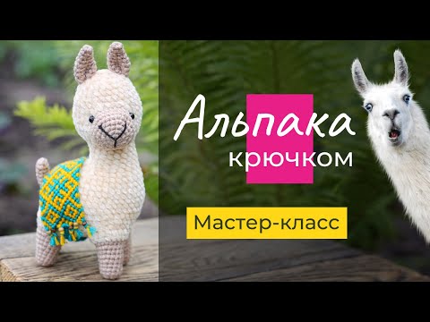 Альпака Шарлотта [крючком]. Мастер-класс. 1 часть: вязание ножек, головы и туловища.