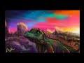 “IGUANA” Painting (2024) Art & Music by: Curtis Duxbury II