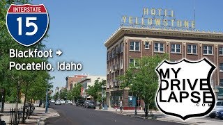 Blackfoot to Pocatello, Idaho, on Interstate 15