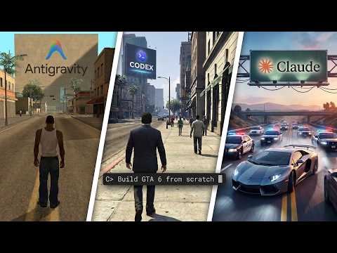 ChatGPT vs Gemini vs Claude Make GTA 6 From Scratch