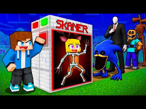 SKANUJE POTWORY w Minecraft i ZNALAZŁEM TO...