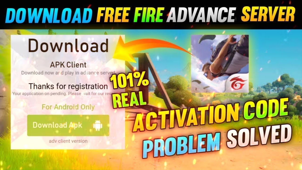 How To Get Free Fire Advance Server Activation CodeFree Fire Advance