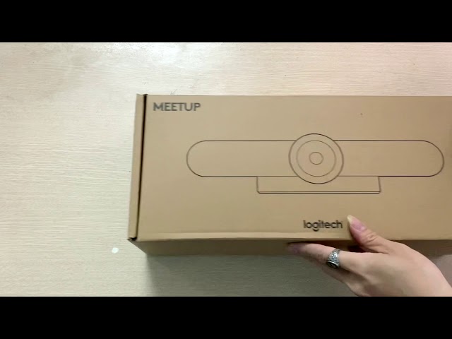 Logitech Meetup - Webcam Hội Nghị Trực Tuyến Góc Rộng 120*