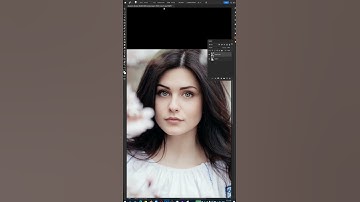 SECRET to change EYES direction in Photoshop(Tutorial) #shorts
