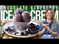 Vegan chocolate blueberry ice cream that wont spike your blood sugar