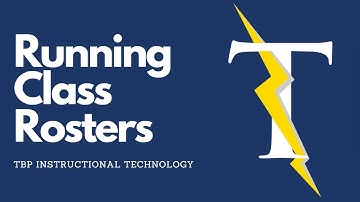 Running Class Rosters in Skyward