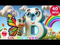 Letter B Song for Kids 🅱️ | 40 Minutes Learn ABC Phonics, Alphabet & Preschool Learning