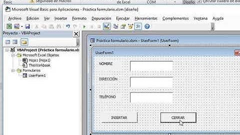 Video 003. 2 Colocar botón cerrar  formulario