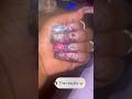 New nails #curvednails #longnails #pressedbykris #cutenails #graffitiart #acrylicnails #nailart