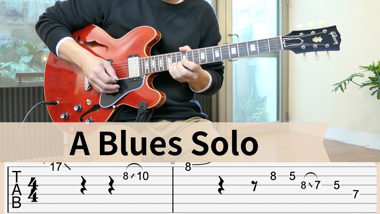 【TAB】A Blues Solo | Solo Guitar | Matt Schofield