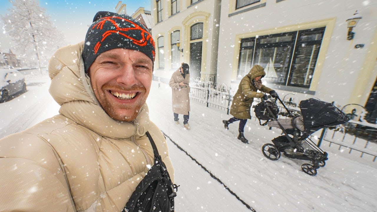 SUPER VEEL SNEEUW GEVALLEN IN NEDERLAND!! #4204 #4205