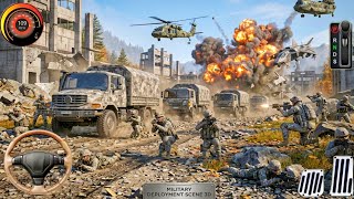 Offroad Army Truck Simulator - US Army Truck Real Game 3D 2026 - Andriod Gameplay screenshot 3
