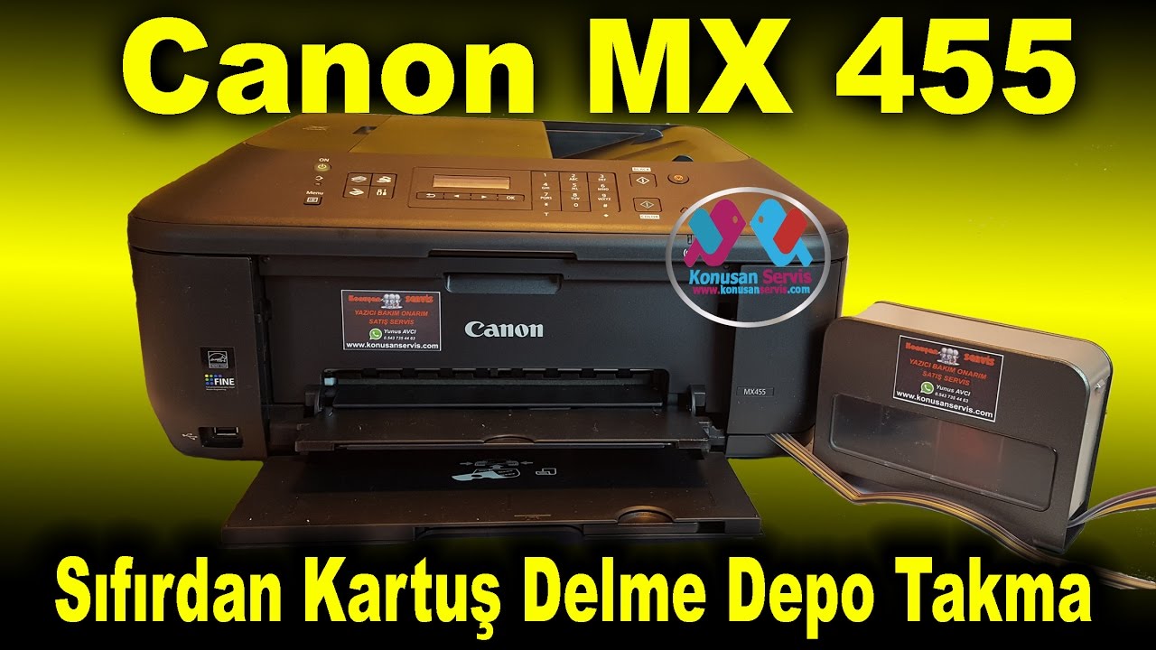 Canon PIXMA MX 455 Installation Language How to Configure  #ConferenceService - YouTube