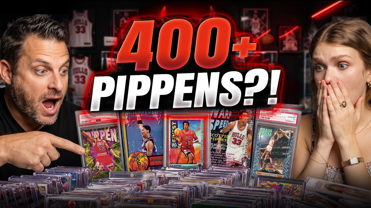 The CRAZIEST Scottie Pippen Collection Just Walked Into Our Card Shop?!