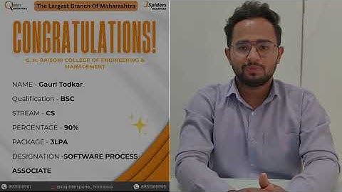 ⭐ Another Success Story Unlocked!Congratulations Mukund Talekar on getting placed!