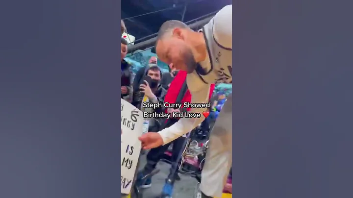 Steph Making Kid’s Dream Come True on BIRTHDAY🔥