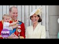 Adorable Prince Louis waves at planes during Trooping the Colour flypast