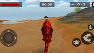 Hungry T Rex Island Dinosaur Hunt Android Gameplay Tyrannosaurus Rex Simulator #dinosaur screenshot 1