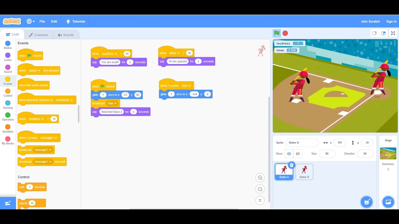 Scratch Tutorial #14 | Understanding Events in Scratch - Part 2 (Urdu ...