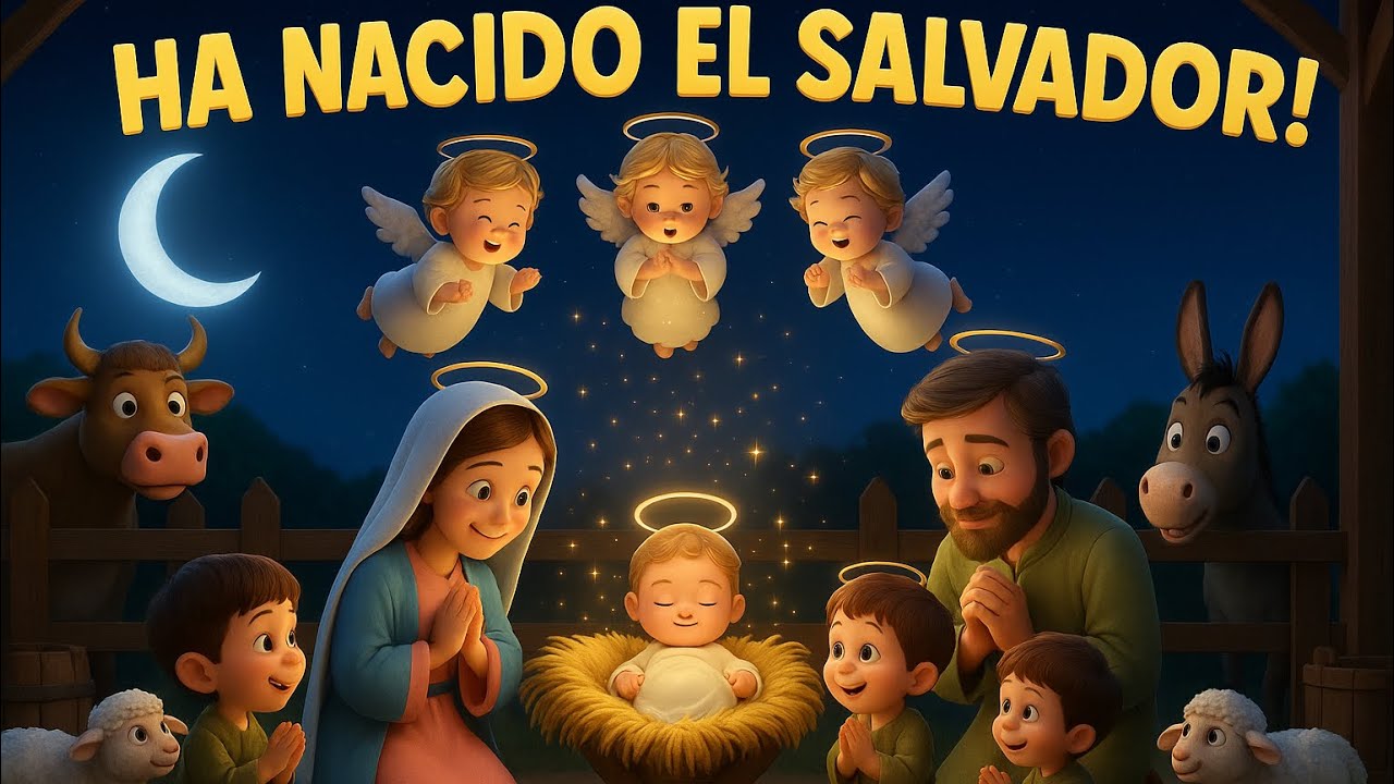 ¡Ha Nacido El Salvador!🌟🙌👼 | La Cancion de Navidad