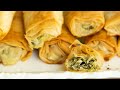 Spanakopita Rolls: ​Greek Spinach with Feta Phyllo Rolls for Thanksgiving