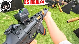 Usé RIFLE REAL en AIRSOFT❓❗️ ME BANEAN❗️ 😱 ▬ Yio Airsoft Gameplay ▬ T191 E&L screenshot 4