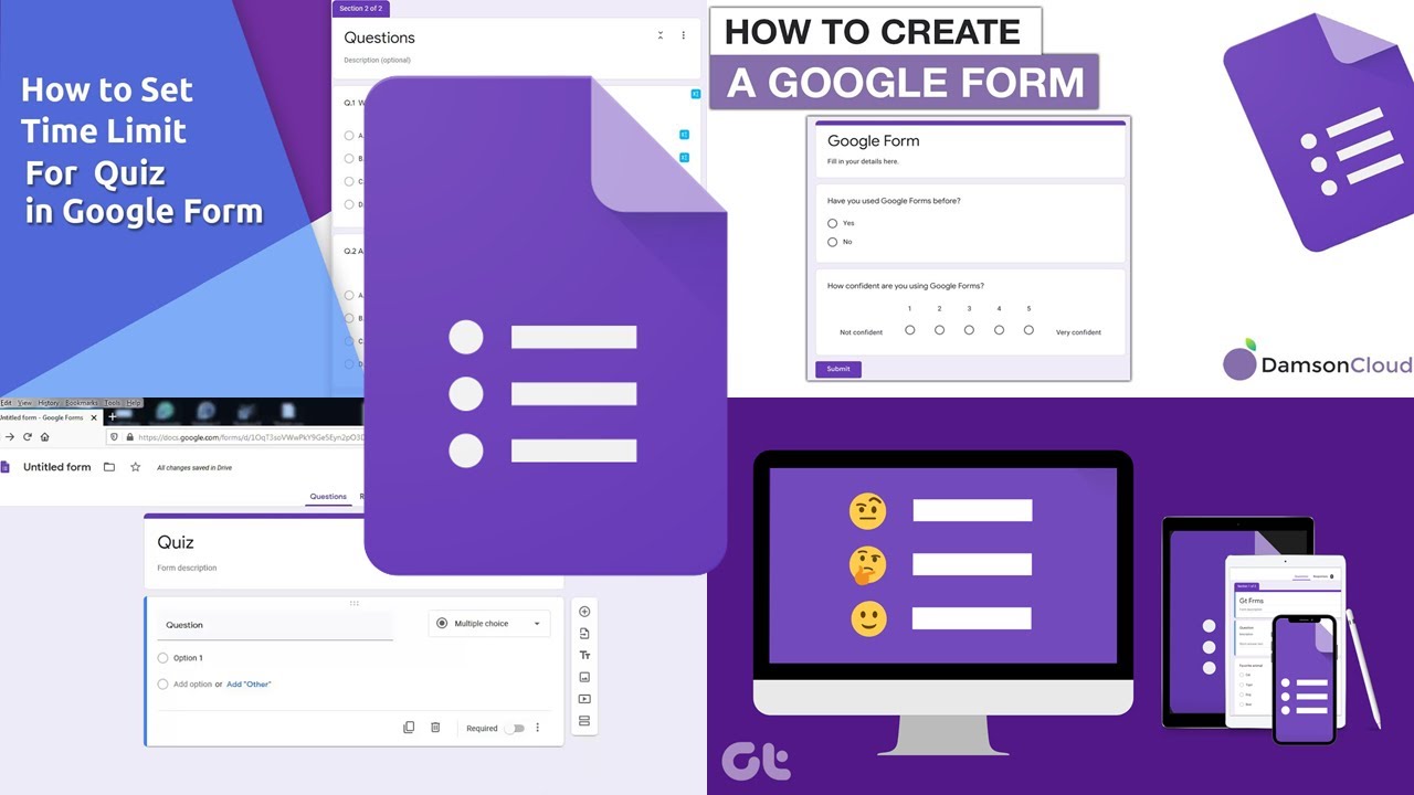 How to create GOOGLE FORM QUIZ with TIMER - YouTube