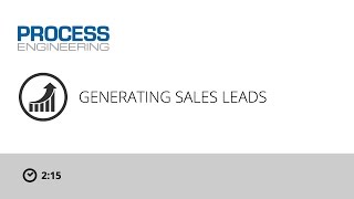 Process Engineering - Sales lead generation to industrial process markets by Andrew Long 172 views 9 years ago 2 minutes, 9 seconds