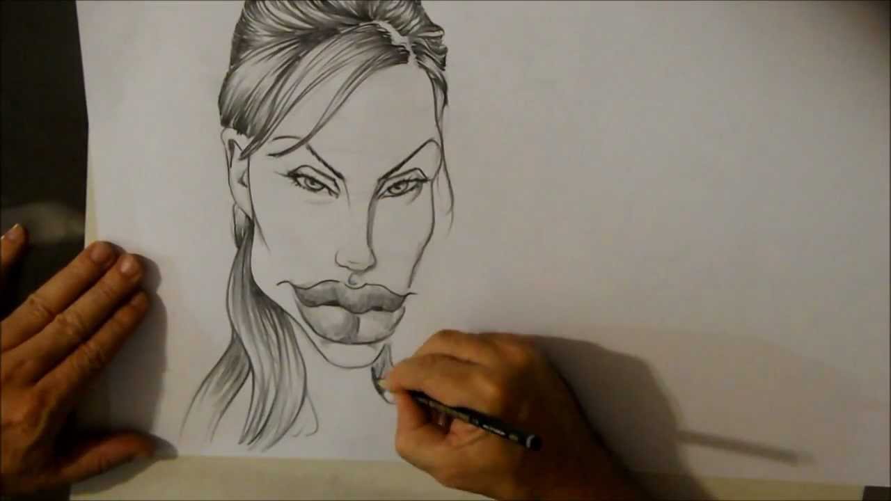 AULA DE CARICATURA COM DENIS