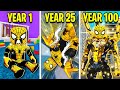 100 YEARS As GOLDEN SPIDERMAN! (Roblox)