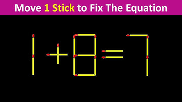 Brain Test - Improve IQ - Fix The Equation #matchstickpuzzle #simplylogical #braintest