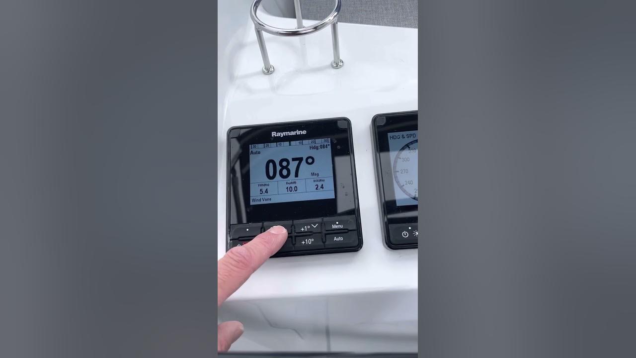 Raymarine auto pilot operation YouTube