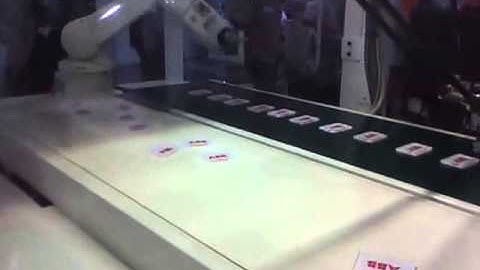 ABB automatic robot for conveyors line