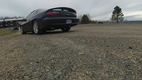 True dual Hooker Blackheart exhaust on LT1 Camaro Z28 (1995)