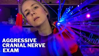 ASMR Fast, Aggressive Cranial Nerve Exam w/ NEW TRIGGERS (Actually Touching You)