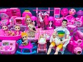 16 Minutes Satisfying with Unboxing Pink Princess House and Kitchen PlaySet ASMR｜Review Toys