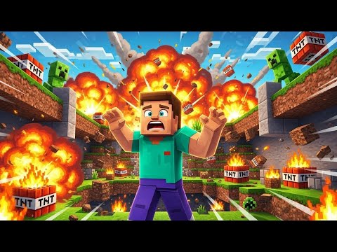 I Filled the Underground with TNT… This Happened 😱