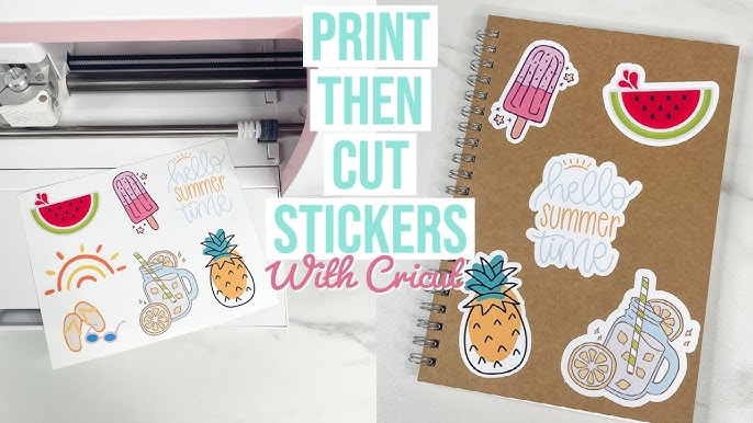Making Handmade Stickers With A Cricut - DIY Craft Tutorial – Created By  Christine