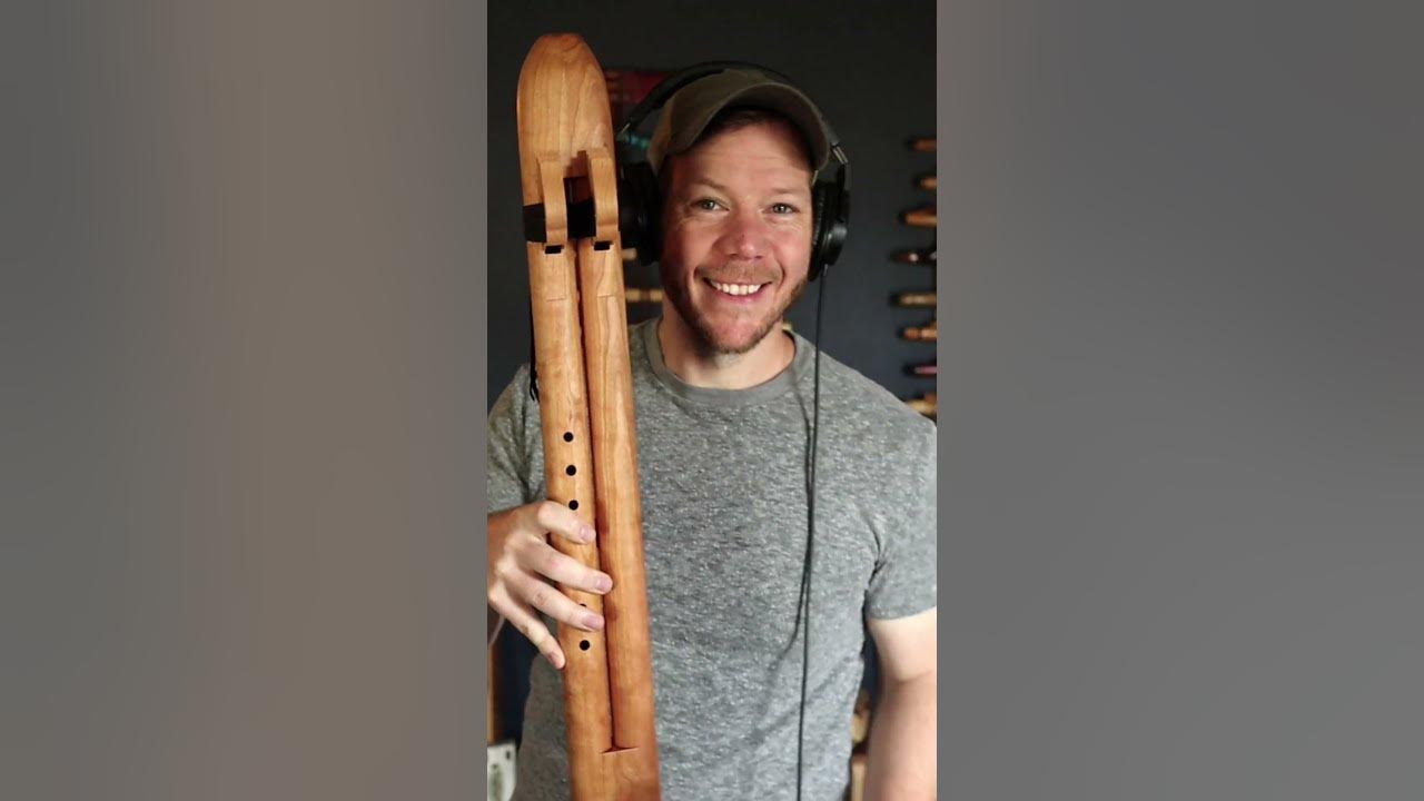 Hauntingly Beautiful Low D Drone Flute (Soothing Native Flute Sound) JD