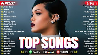 Billboard Hot 100 🔥 Rihanna, Selena Gomez, Maroon 5, Justin Bieber, Adele 🔥 Music 2024 New Songs