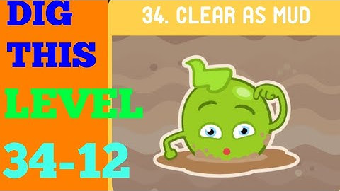 DIG THIS (DIG IT) LEVEL 34-12 SOLUTION OR WALKTHROUGH