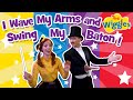 I wave my arms and swing my baton  classical music for kids  the wiggles
