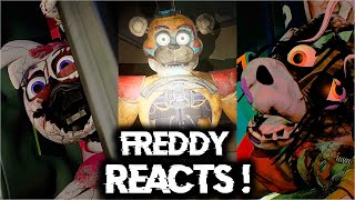 FNAF Security Breach - FREDDY Reacts to his FRIENDS DEATH/Destroyed (MONTY, CHICA and ROXY)
