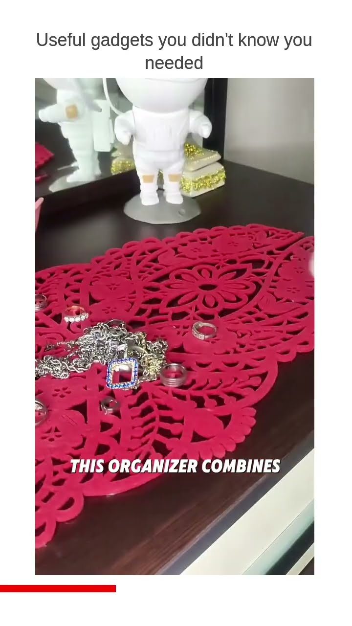Product link in Bio This jewelry organizer is a multi-layered, rotating storage solution that