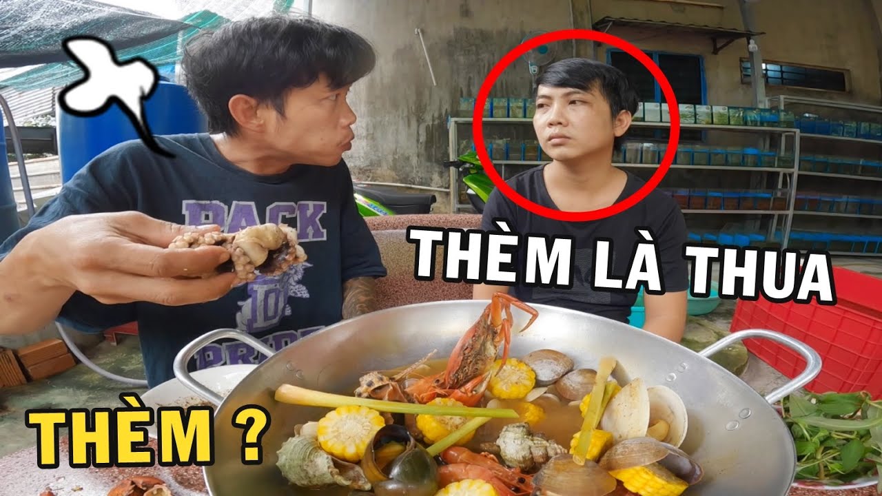 Cuộc thi Thèm Ăn với món Hải Sản Độc Đáo của ông chủ trại cá Betta