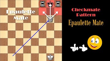 Checkmate Pattern YOU MUST KNOW: Epaulette Mate