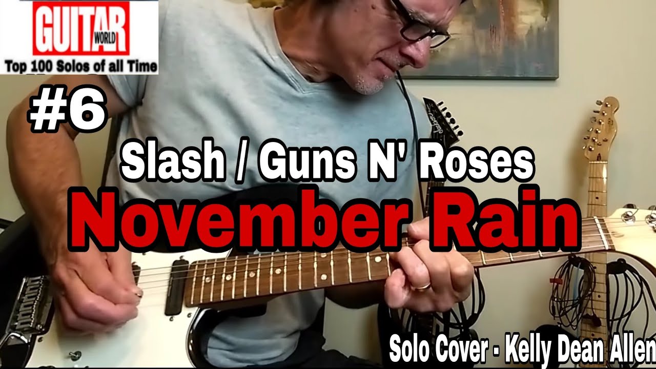 GUNS N' ROSES - SLASH GUITAR SOLO - THE FORUM 11-25-2017 