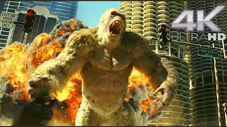 RAMPAGE (2018) - The Military Unable to stop the Monsters | SuperClips [4K][8K]