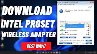 Download Intel PROSet Wireless Software and Wi Fi Drivers | Intel Proset Wireless screenshot 5