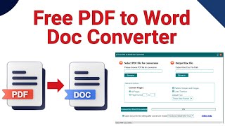 Free PDF to Word Doc Converter | Hindi Tutorial of PDF to MS Word screenshot 1